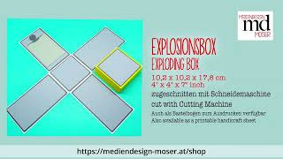 Exploding Box 4x4x7quot Height [upl. by Phippen]