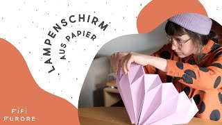 Lampenschirm DIY  Interior Tutorial  Handgemachte Lampe [upl. by Feune]