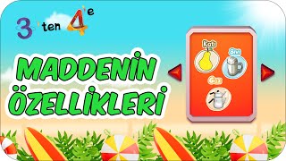 Maddenin Özellikleri 📗 3ten 4e Hazırlık Kampı 2024 [upl. by Airebma]