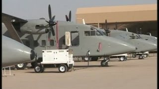 C23 Sherpa Aircraft on The Tarmac [upl. by Atlas]