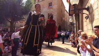 Gegants de Montblanc  Amparito Roca  Festa Major 2017 [upl. by Iaka]