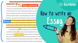 How to Write an Essay 4 Minute Stepbystep Guide  Scribbr 🎓 [upl. by Attirb]