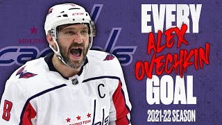 Every Alexander Ovechkin Goal From The 202122 NHL Season [upl. by Farrison974]