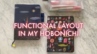 FUNCTIONAL HOBONICHI SET UP [upl. by Asiram]