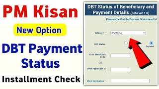 DBT Status Of Beneficiary And Payment Details Check  PM Kisan Yojana Beneficiary Status Check [upl. by Mariandi34]