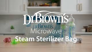 Dr Brown’s™ Microwave Steam Sterilizer Bags [upl. by Gonagle505]