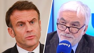 Macron célèbre la fête juive Hanouka à lÉlysée  Pascal Praud face au porteparole de Renaissance [upl. by Joiner]