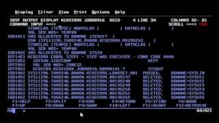 Basics of Running COBOL  JCL and Checking Output on IBM Mainframe [upl. by Ettellocin]