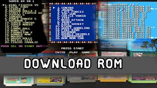 Famicom NES Multicart side show rom download 999999 in 1  4 in 1  6 in 1  9 in1 [upl. by Assiluj]