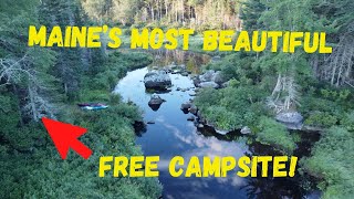 Maine’s Most Beautiful Free Campsite Part 1  Rocky Lake [upl. by Hemingway955]