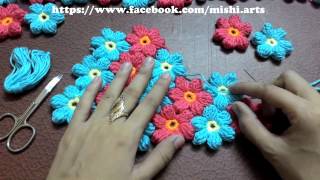 How to Join Crochet Flowers [upl. by Barton845]