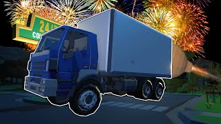 Turning a Box Truck Into a NUCLEAR MISSILE  Fireworks Mania Gameplay [upl. by Dnyletak]