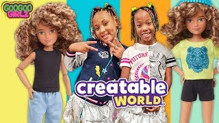 Goo Goo Girlz Travel To California Exclusive Sneak Peak of Creatable World Dolls [upl. by Laure]