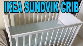 Assembling an IKEA SUNDVIK Crib in 23 minutes Time Lapse  Unboxing and Review  Clueless Dad [upl. by Quitt]