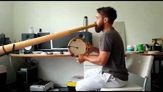 How It All Began Didgeridoo amp Frame Drum Jam [upl. by Vitia558]