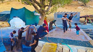 🪣🧼quotAmir and family Installing a Water Heater amp Washing Rugs A Family Day at the Farmquot🧹 [upl. by Terrence]