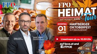 Auftakt Heimat Herbst  Der Frühschoppen der FPÖ am Hartberger Oktoberfest 2023 [upl. by Maril]