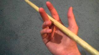 How to spin a drum stick two different ways [upl. by Ralfston]