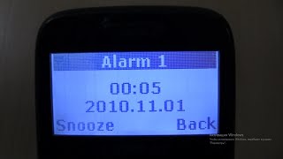 Explay BM10 Voice Type Alarm Screen [upl. by Siednarb]