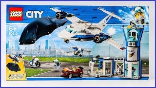 LEGO 60210 City Sky Police Air Base Speed Build [upl. by Ennovy]