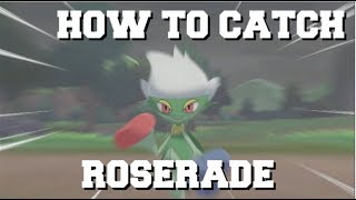 HOW TO CATCH ROSERADE IN POKEMON SWORD AND SHIELD GUIDE [upl. by Jeralee]