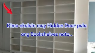 Making Book Shelves with Hidden DoorSecret DoorKulotz Nacua tv [upl. by Auhsuj]