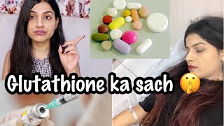 Reality GLUTATHIONE SKIN WHITENING  Glutathione Side Effects  Affordable Glutathione in India [upl. by Mehelhteb]