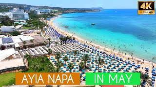 Ayia Napa  Makronissos Beach  Cyprus  Holiday  1582021 [upl. by Ha129]