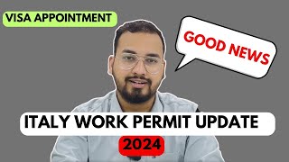 Italy Work Permit 2024 Update  Decreto Flussi 2024  12062024 [upl. by Hayn]