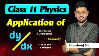 🔥Class 11 Physics ■Application of Derivative One Shot ■ Maxima amp Minima jeephysics neetphysics [upl. by Kashden]