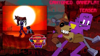 Funkshift at Freddys CANYONED Gameplay teaser  FNF DSaF mod [upl. by Drwde]