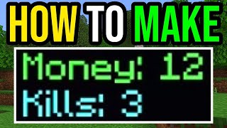 How to make a PERSONAL scoreboard  Bedrock 121  2024 [upl. by Adnawak317]