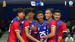 Cambodia Vs Lao Full match Mens Volleyball SEA V League 2024 [upl. by Corso183]