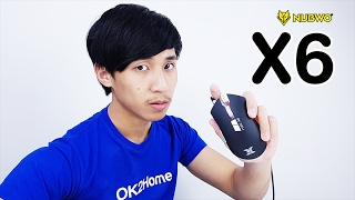 รีวิวเมาส์ Nubwo X6 ARK เมาส์มาโครพร้อมไฟ RGB 168 ล้านสี [upl. by Zasuwa461]