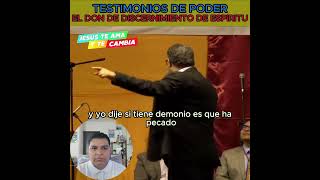 Testimonio de poder el Don de discernimiento de Espíritu  Rev Eduardo Masias [upl. by Ailecnarf]