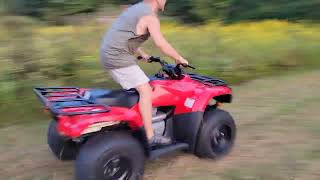 Test Riding a 2022 Honda Recon TRX 250 Fourtrax Brand New ATV Quad [upl. by Arze]