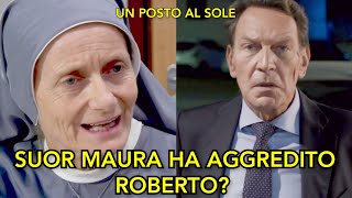 SUOR MAURA HA AGGREDITO ROBERTO  UN POSTO AL SOLE unpostoalsole upas soap soapopera napoli [upl. by Innaig]