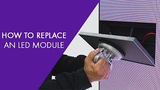 How to Replace an LED Panel  Product Assembly  Displays2go® [upl. by Cissie]