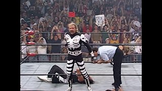 DDP disguised as La Parka gets the Drop on Macho Man Randy Savage 1997 WCW [upl. by Ellenod]