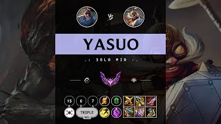 Yasuo Mid vs Corki  KR Master Patch 1410 [upl. by Eduard324]