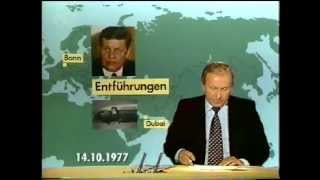 tagesschau 14 Oktober 1977  Entführung der Landshut [upl. by Aarika731]