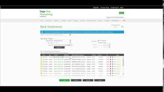 Sage Business Cloud  Accounting Importing bank statements [upl. by Jarrad646]