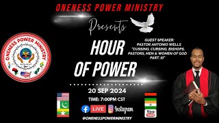 Oneness Power Ministry Pst A Wells quotCussing Cursing Bishops Pastors Men amp Women Of God PT3quot [upl. by Etac]