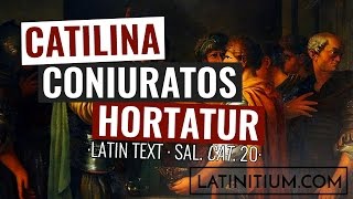 Latin texts – The speech of Catiline  Learn Latin  12 [upl. by Harahs]