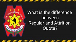 PNP Regular and Attrition Quota  TCquickInfo [upl. by Cosetta762]