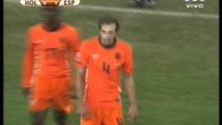 España 1 Holanda 0 Mundial Sudafrica 2010 Gol de Andres Iniesta Relato Victor hugo [upl. by Moser]