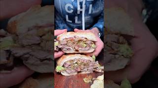 Torta de arrachera pal susto 🥩 papassabritasmx ElDuetoPerfecto SandwichConSabritas quechille [upl. by Vin]