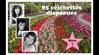 Hommage à 85 célébrités francophones disparues 7ème série [upl. by Winfrid820]