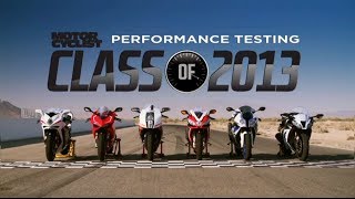 Class of 2013 Superbike Shootout  On Two Wheels [upl. by Aeht630]