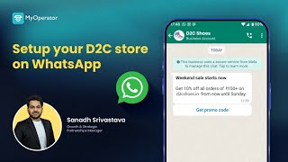 Setup Your D2C Store on WhatsApp  Easy StepbyStep Guide  WhatsApp Business API  MyOperator [upl. by Trevethick]